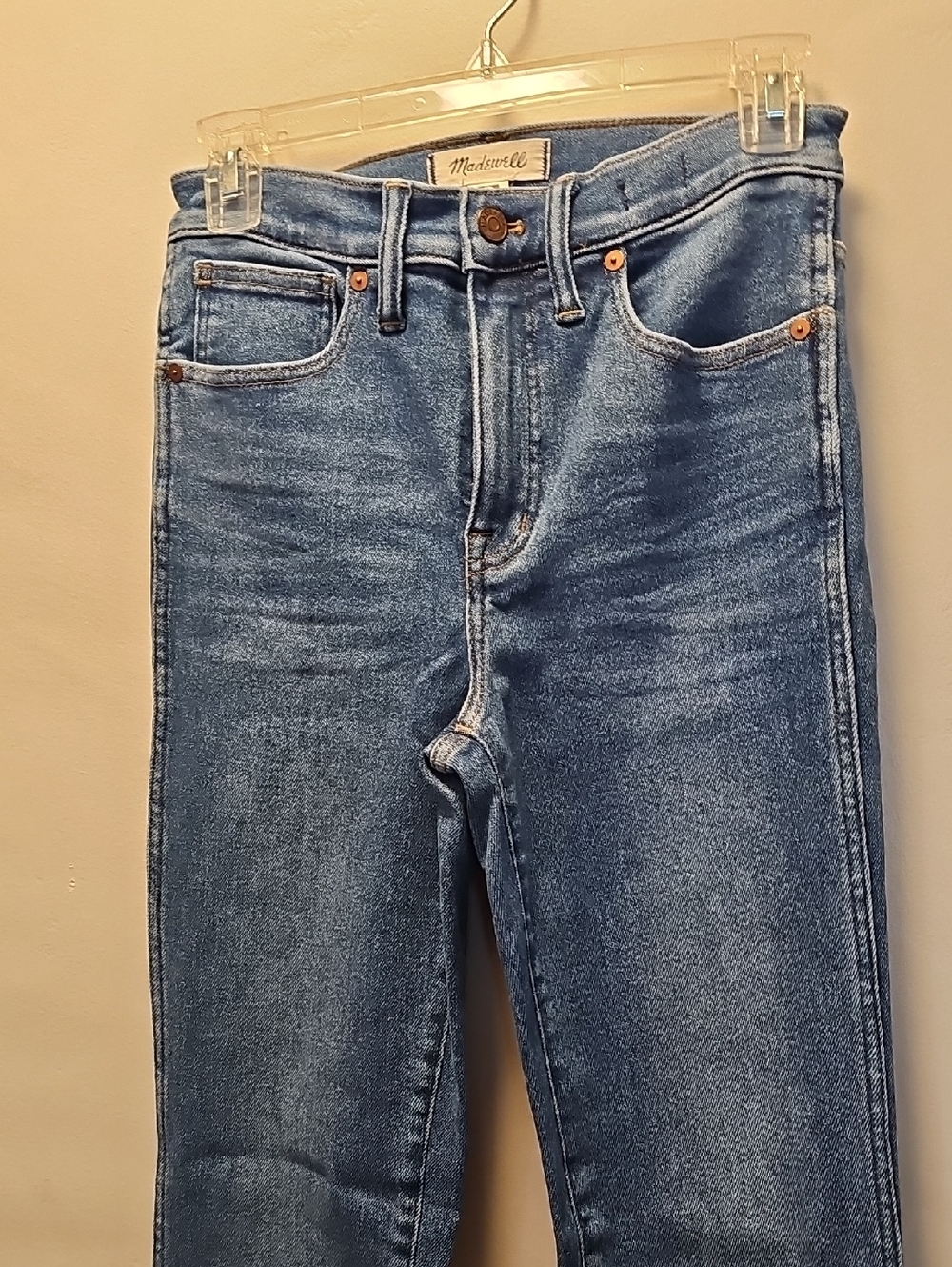 Moving Sale! Madewell Stove Pipe High-Rise Straight Jeans 25T